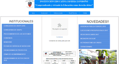Desktop Screenshot of javiera.edu.co